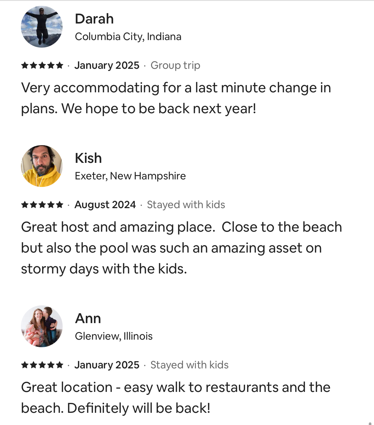 Guest review screenshot 7: Five stars for the amazing host and great communication.